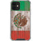 Mexican Flag Dark Wood iPhone 12 Mini Clear Case