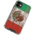 Mexican Flag Dark Wood iPhone 12 Mini Clear Case