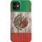 Mexican Flag Dark Wood iPhone 12 Mini Lite Case