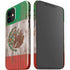 Mexican Flag Dark Wood iPhone 12 Mini Lite Case