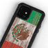 Mexican Flag Dark Wood iPhone 12 Mini Waterproof Case