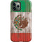 Mexican Flag Dark Wood iPhone 12 Pro Impact Case