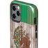 Mexican Flag Dark Wood iPhone 12 Pro Impact Case