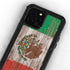 Mexican Flag Dark Wood iPhone 12 Pro Waterproof Case