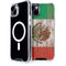 Mexican Flag Dark Wood iPhone 14 Plus MagSafe Case