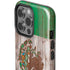 Mexican Flag Dark Wood iPhone 15 Pro Impact Case