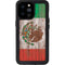 Mexican Flag Dark Wood iPhone 14 Pro Max Waterproof Case