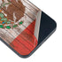 Mexican Flag Dark Wood iPhone 14 Skin