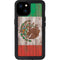 Mexican Flag Dark Wood iPhone 15 Plus Waterproof Case