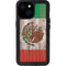 Mexican Flag Dark Wood iPhone 15 Waterproof Case