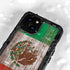 Mexican Flag Dark Wood iPhone 15 Waterproof Case