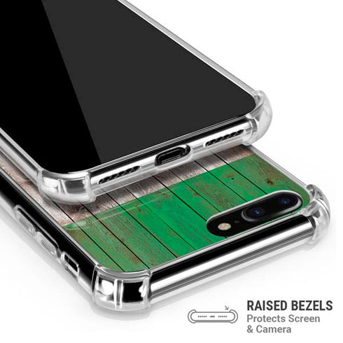 Mexican Flag Dark Wood iPhone 7/8 Plus Clear Case