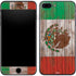 Mexican Flag Dark Wood iPhone 8 Plus Skin