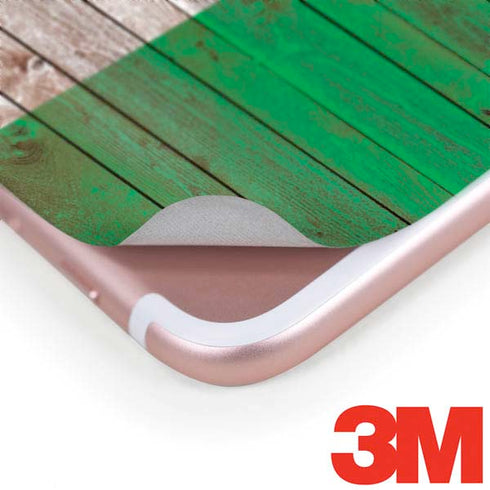 Mexican Flag Dark Wood iPhone 8 Plus Skin