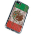 Mexican Flag Dark Wood iPhone SE (2nd & 3rd Gen) Clear Case
