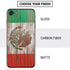 Mexican Flag Dark Wood iPhone SE (2nd & 3rd Gen) Skin