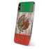 Mexican Flag Dark Wood iPhone X Skin
