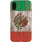 Mexican Flag Dark Wood iPhone XR Pro Case