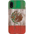 Mexican Flag Dark Wood iPhone XR Pro Case