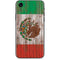 Mexican Flag Dark Wood iPhone XR Skin