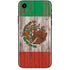 Mexican Flag Dark Wood iPhone XR Skin