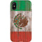 Mexican Flag Dark Wood iPhone XS Pro Case