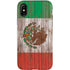 Mexican Flag Dark Wood iPhone XS Pro Case