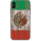 Mexican Flag Dark Wood iPhone XS Skin