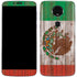 Mexican Flag Dark Wood Moto E5 Plus Skin