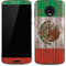 Mexican Flag Dark Wood Moto G6 Skin