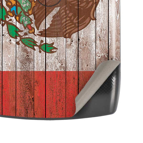 Mexican Flag Dark Wood Motorola RAZR Skin