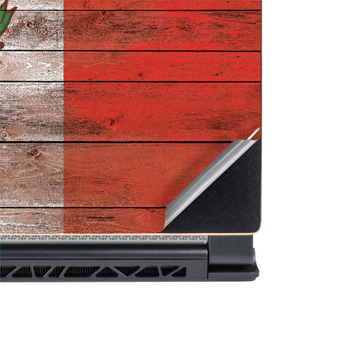 Mexican Flag Dark Wood MSI GS65 Stealth Laptop Skin