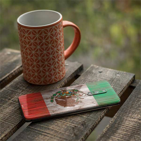 Mexican Flag Dark Wood OnePlus 7 Pro Skin