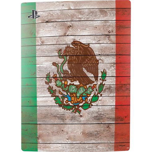 Mexican Flag Dark Wood PS5 Bundle Skin