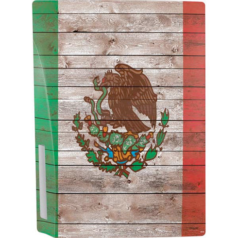 Mexican Flag Dark Wood PS5 Bundle Skin