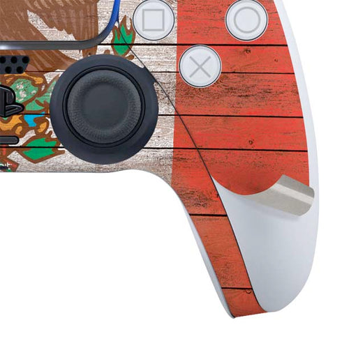 Mexican Flag Dark Wood PS5 Bundle Skin