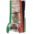 Mexican Flag Dark Wood PS5 Slim Disk Bundle Skin