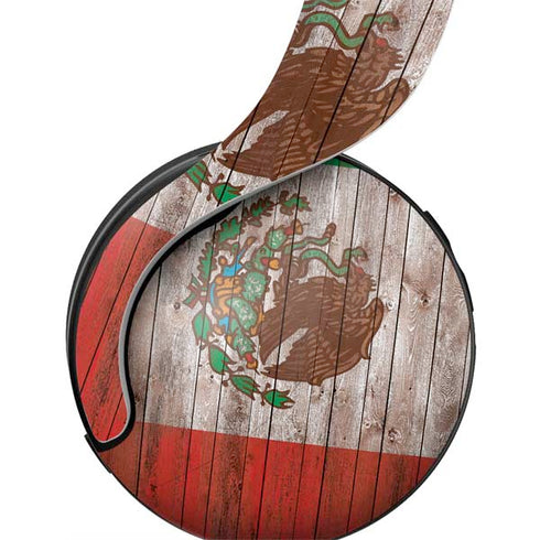 Mexican Flag Dark Wood PULSE 3D Wireless Headset for PS5 Skin