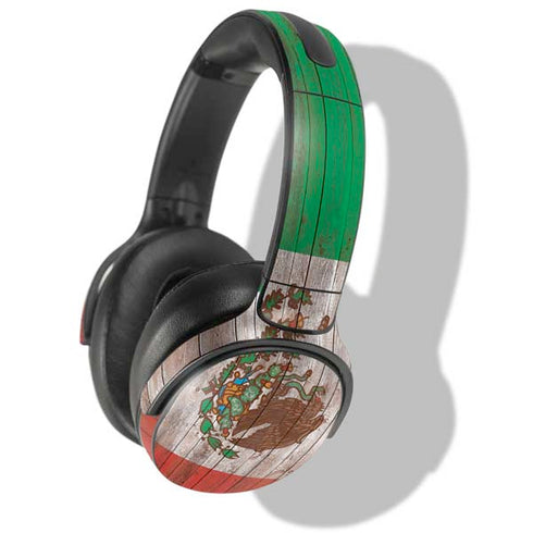 Mexican Flag Dark Wood Skullcandy Venue Skin