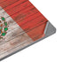 Mexican Flag Dark Wood Universal Laptop 12in (9.8 x 6.8in) Skin