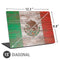 Mexican Flag Dark Wood Universal Laptop 15in (12.2 x 8.8in) Skin