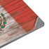 Mexican Flag Dark Wood Universal Laptop 18in (14.6 x 10.6in) Skin