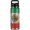 Mexican Flag Dark Wood YETI Rambler 26oz Bottle Skin