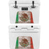Mexican Flag Dark Wood YETI Tundra 35 Hard Cooler Skin