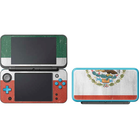 Mexico Flag Distressed Nintendo 2DS XL (2017) Skin