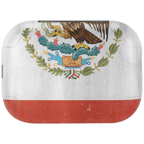 Mexico Flag Distressed Amazon Echo Buds Skin