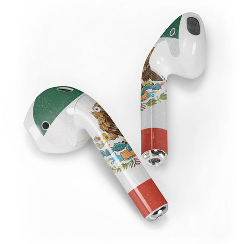 Mexico Flag Distressed Apple AirPods 2 Skin
