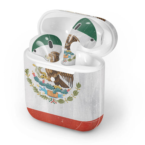 Mexico Flag Distressed Apple AirPods 2 Skin