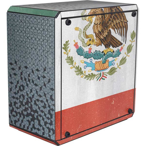Mexico Flag Distressed Cooler Master MasterBox Q300L Mini Tower Skin