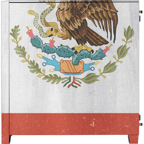 Mexico Flag Distressed Corsair 4000D Tempered Glass Mid-Tower ATX Case Skin